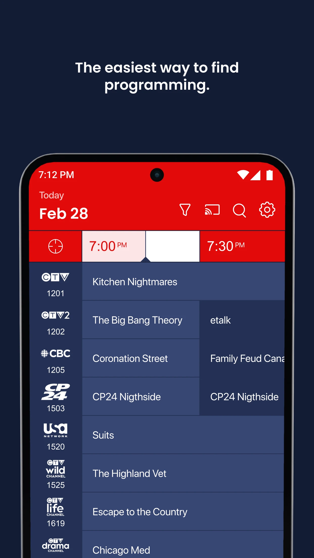 Virgin Plus TV screenshot